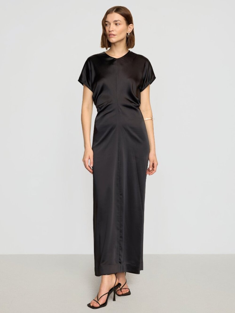 NWOT Modern Citizen Fiona Curved-Shoulder Dress Size SBlack / S